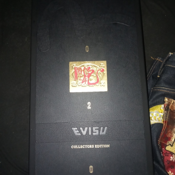 Evisu Men's Year of the Rat Carrot Fit Jeans - Picture 2 of 12